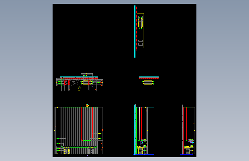 ID703.8.2.0 BENCH AND HANGING SHELF DETAIL