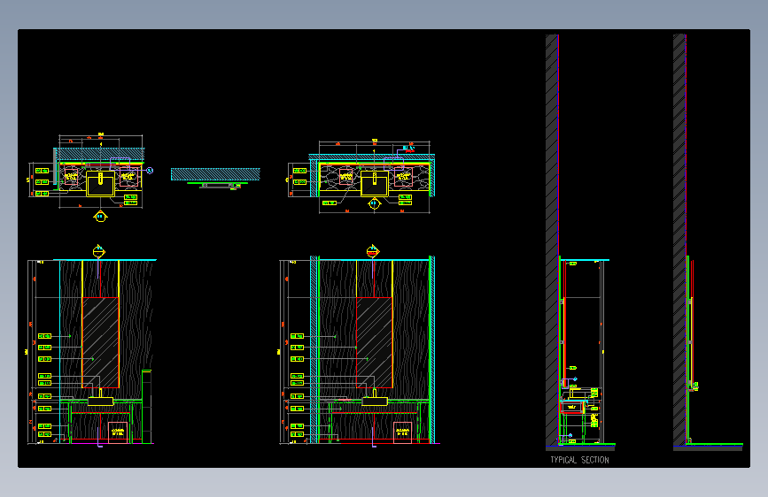 ID703.8.5.0 VANITY COUNTER DETAIL
