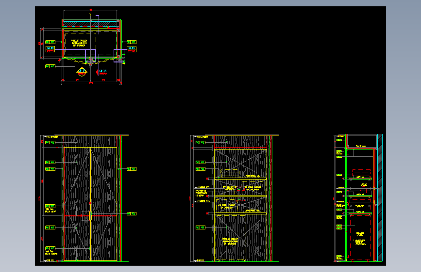ID706.8.6.0 CB-3 TREATMENT STORAGE CABINET DETAIL