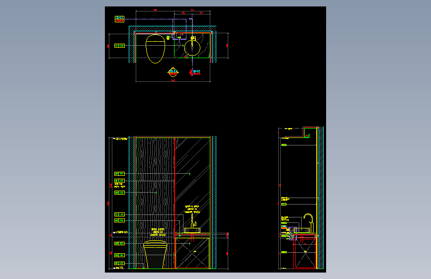 ID706.8.9.0 CB-6 POWDER RM.VANITY DETAIL