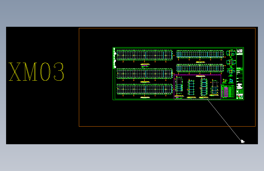 XMC03-烘箱段过道3.600、4.600标高吊顶骨架平面布置图-26.01.28_V1.0（电芯厂房一）