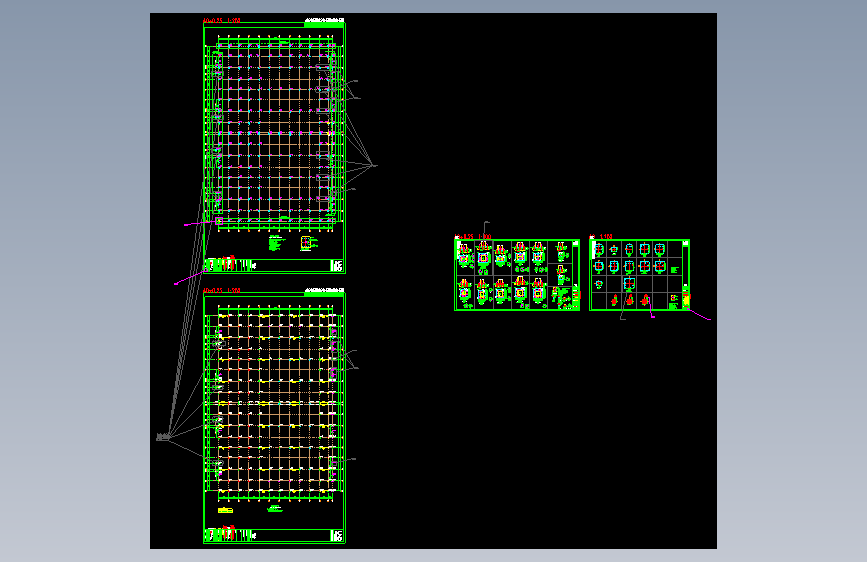 XMC04E1-3D-S-地脚螺栓、钢柱下柱定位图-25.10.25_V2.0(四返三改图框)