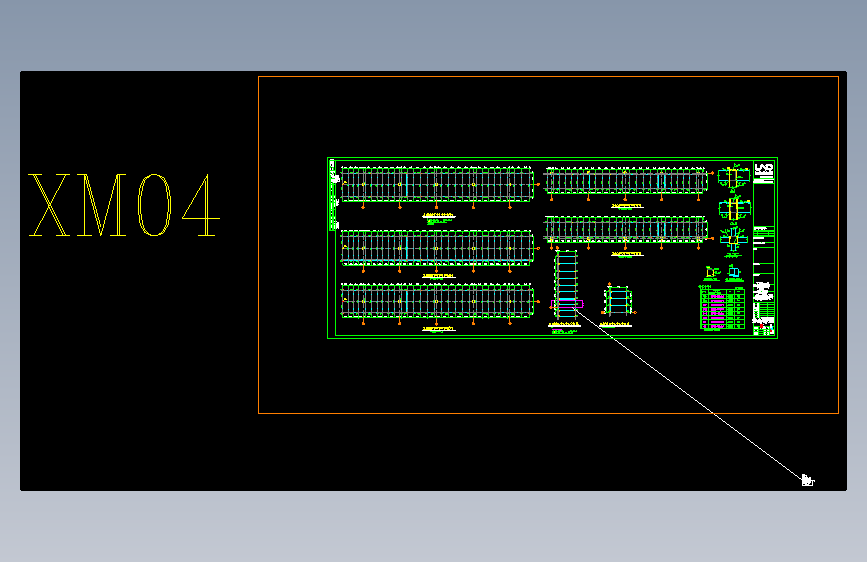 XMC04-烘箱段过道3.600、4.600标高吊顶骨架平面布置图-26.01.28_V1.0（电芯厂房二）