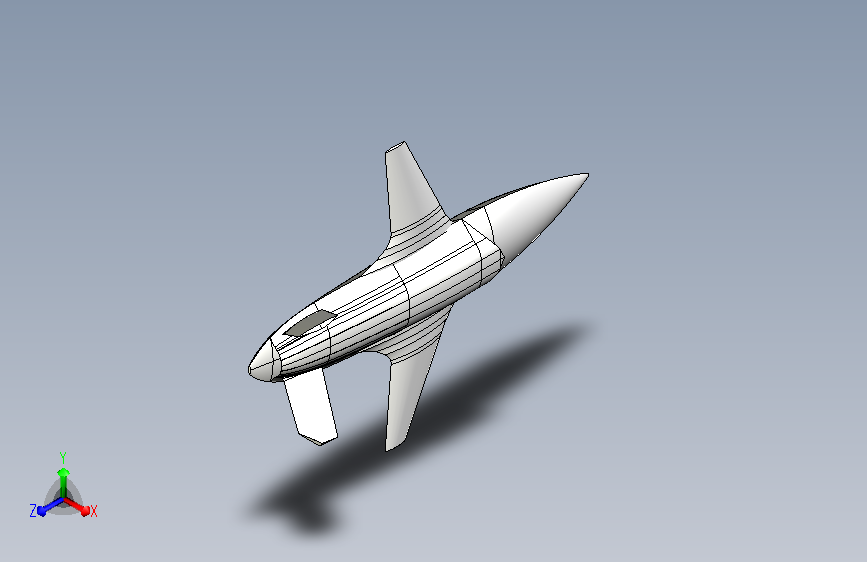 802303-美国 MQ-58A 无人机 CATIA