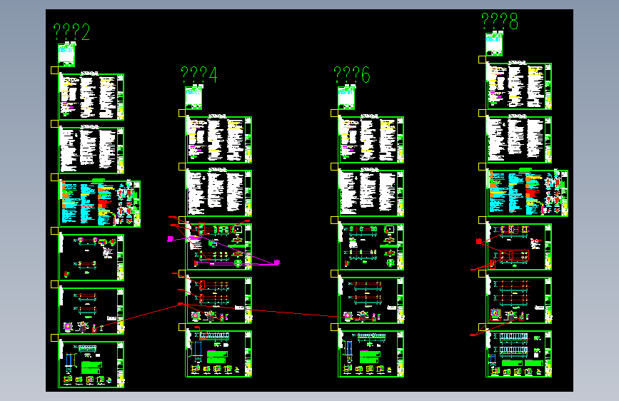 管廊架2、4、6、8结构图20251231(GL4改持力层) 