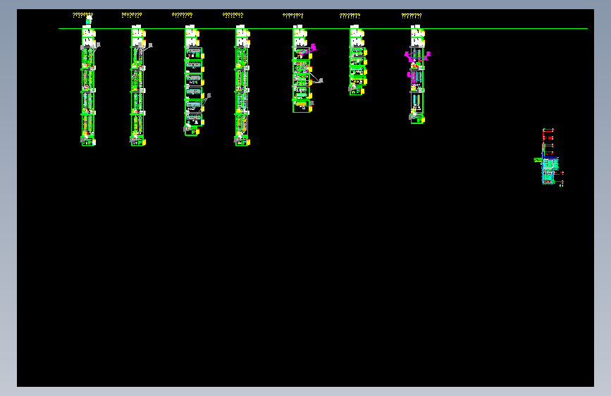 生活区风雨连廊1~7结构图20260306(连廊5、7修改)(1)