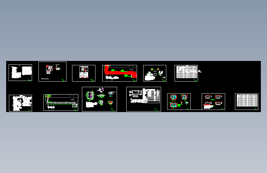 浙江某地200KW-400KWh用户侧储能项目---CAD