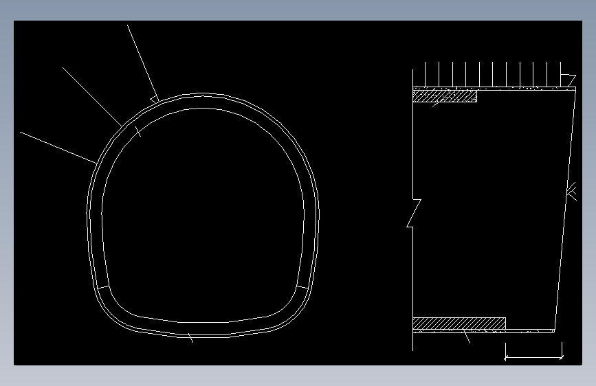 2附图二  全断面法施工工序图（单线）