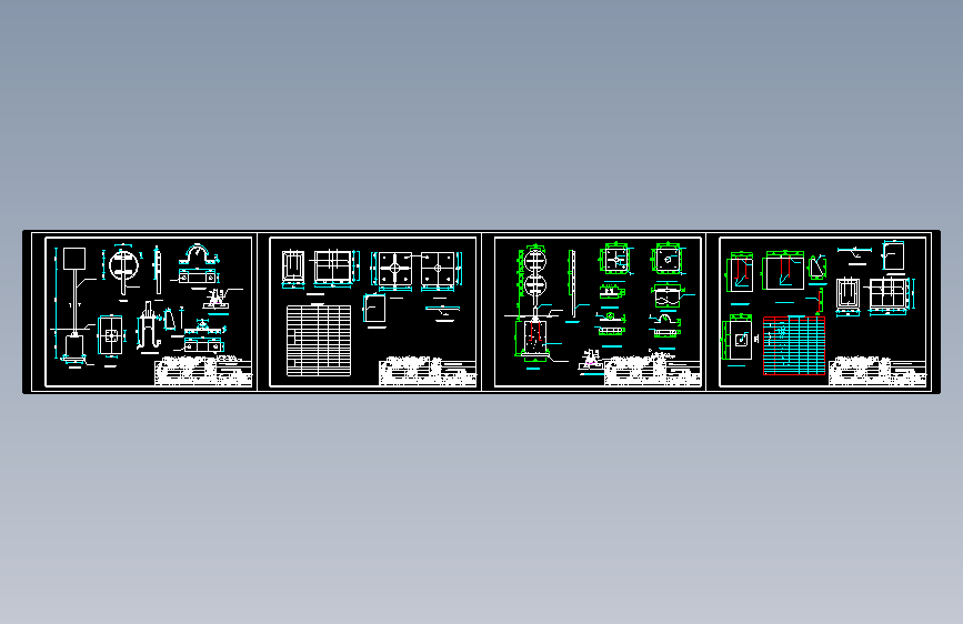 03.单柱式标志牌结构图