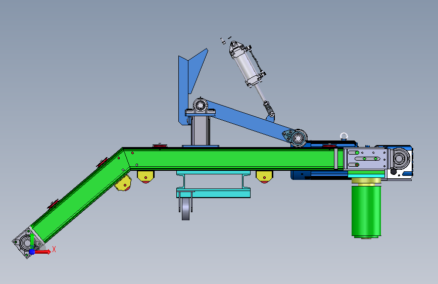 A4_带压辊摆动输送带