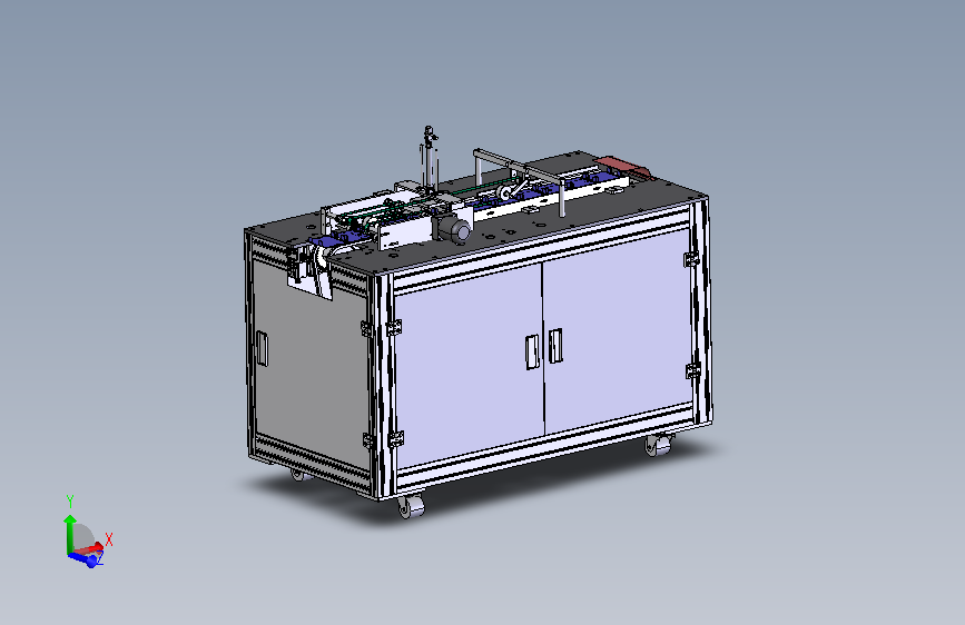 C12_框架桌面式皮带输送设备