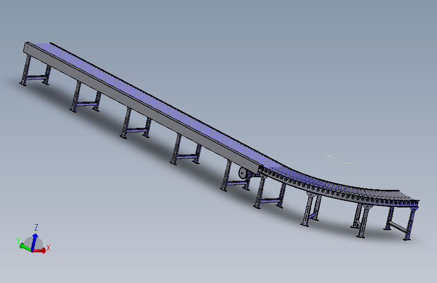 C4_加长型滚筒输送机结构