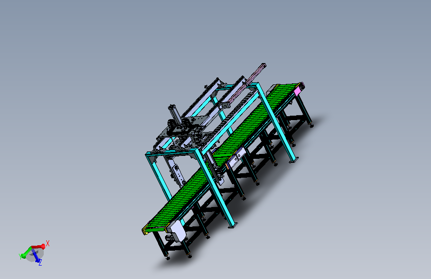 C17_非标桁架跟随流水线取料设计
