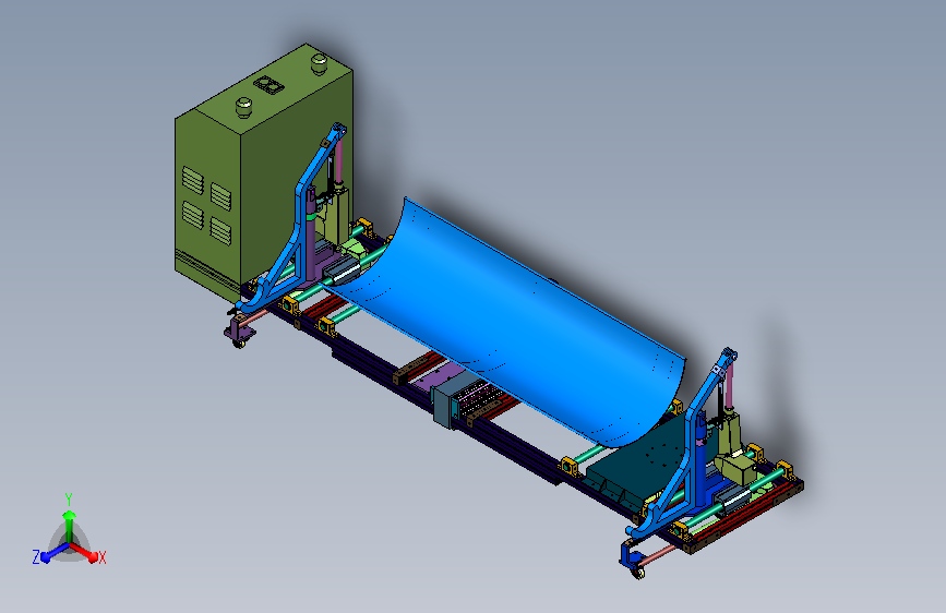 超长车体AGV落布小车