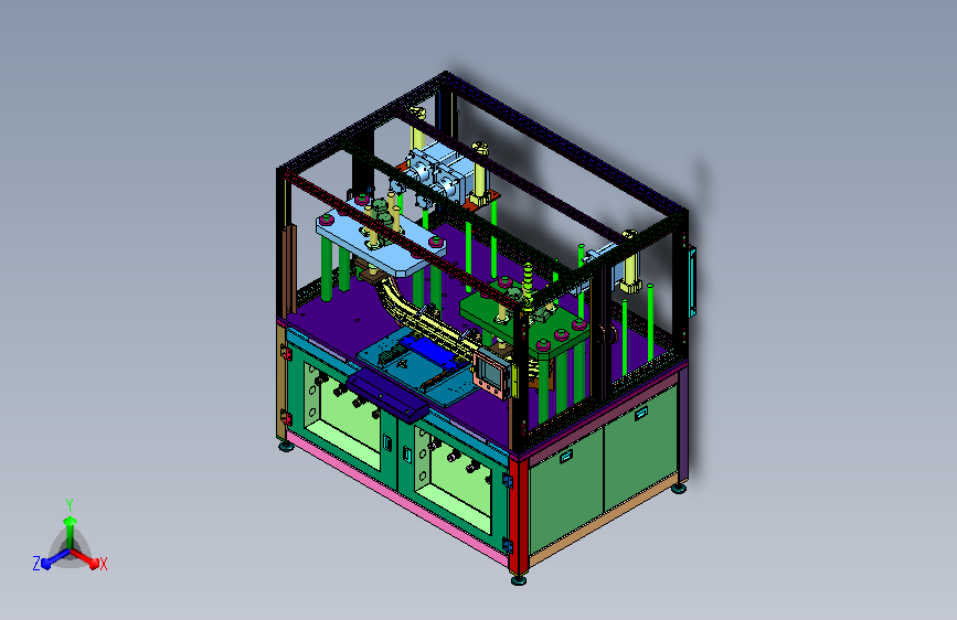 车载防护架固件压装器械