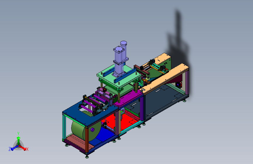 储能壳体塑形冲压机组