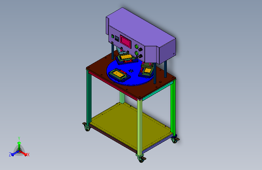 触控屏体框架装配压合设备