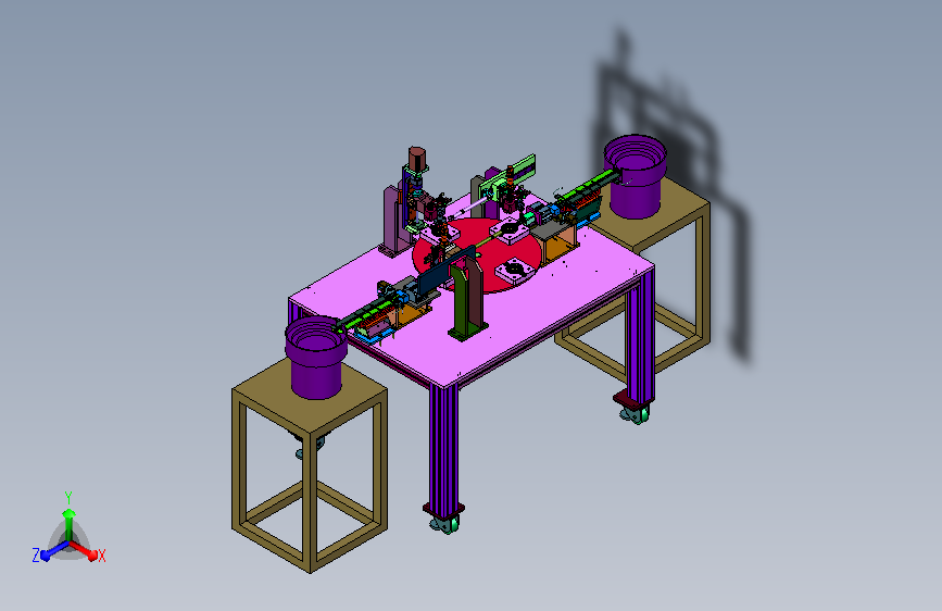 导电配件塑金组合工装机