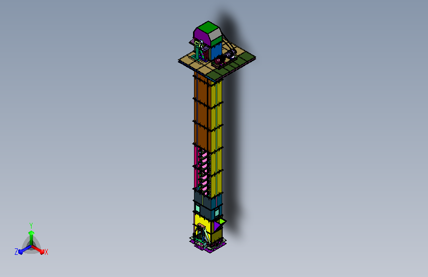 高效料斗送料提升装置