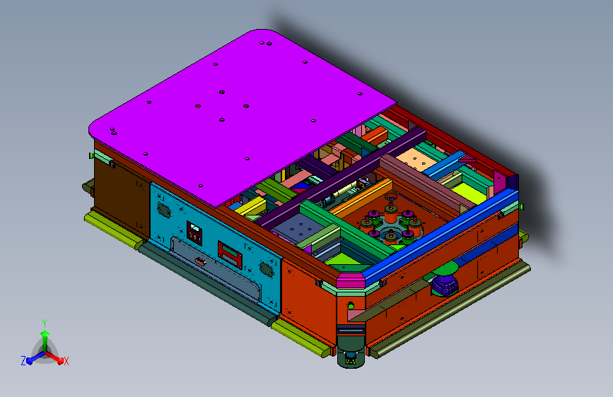 三吨重载智能柔性循移运载基台