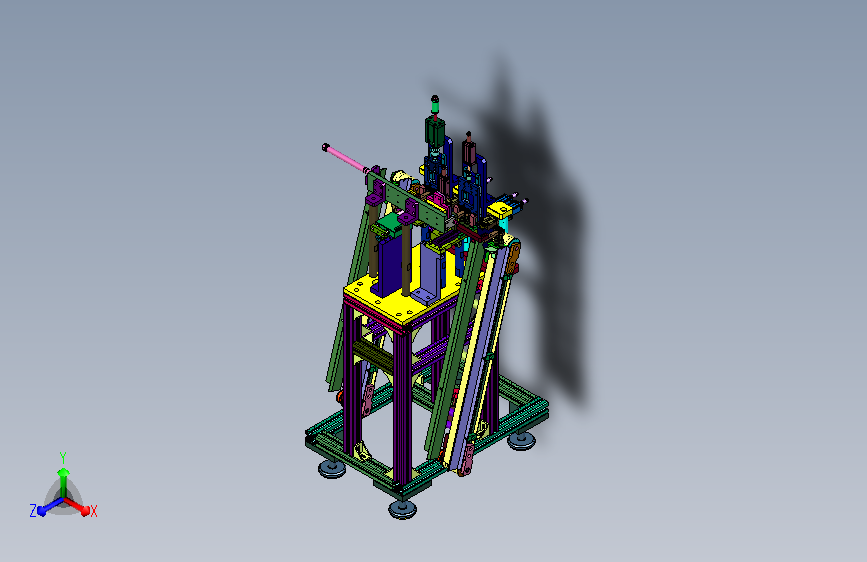 动力电芯卧式封盖组装机组