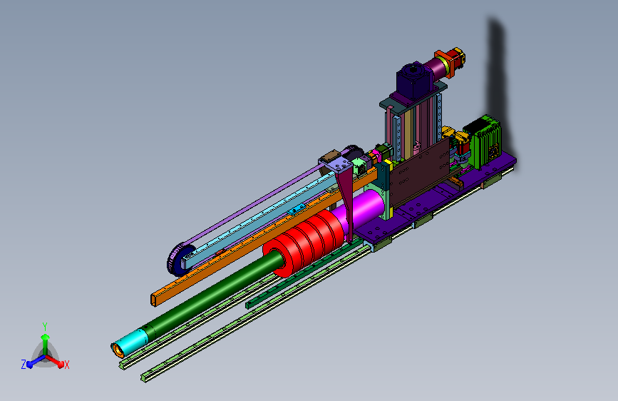纺材卷料转运承载治具