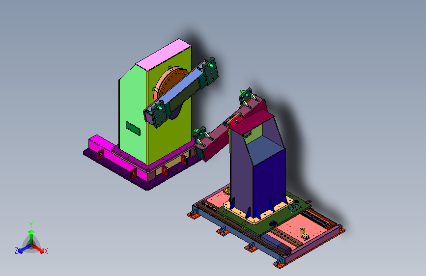 分体构件焊装翻转工装