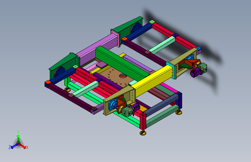 复式倾角伺服回转台