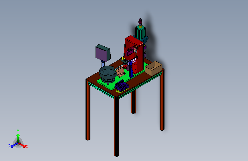 杆件铆接夹具整体集成装配设备