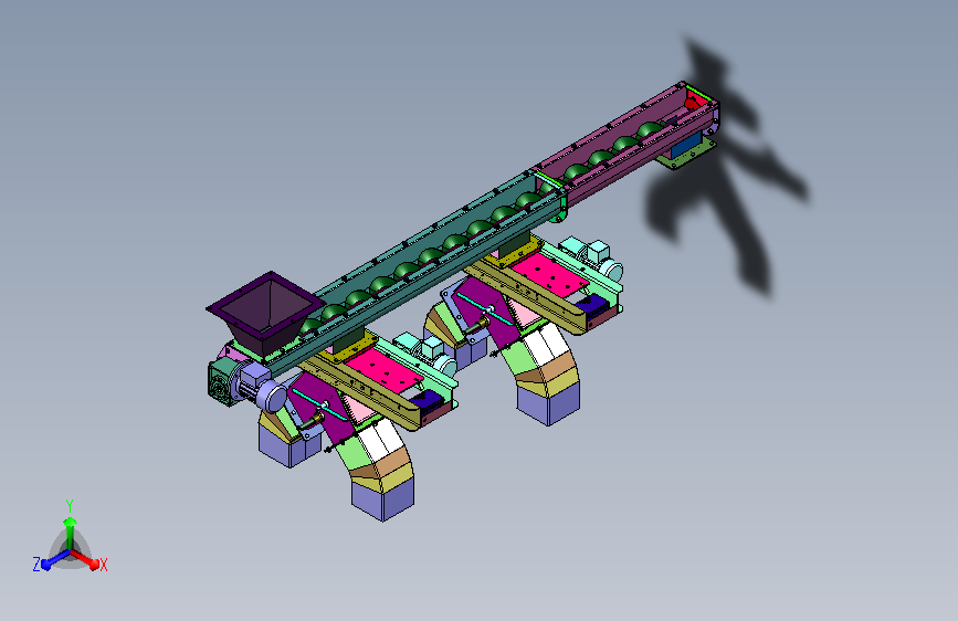 高精度粉料无轴输送设备