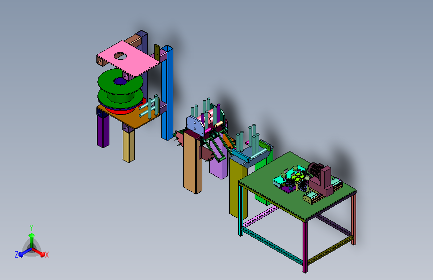 高效供材分段裁切加工机组