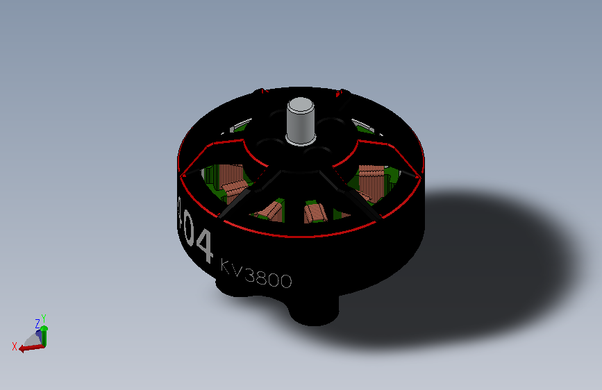 A0006670-T-Motor F1404 3800kV无人机用无刷电机
