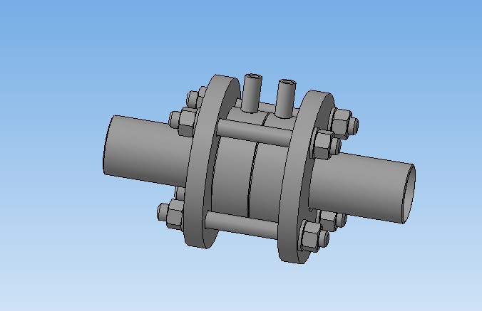 A0006688-气室式摄像头隔膜阀，带法兰连接，PN10 DN50