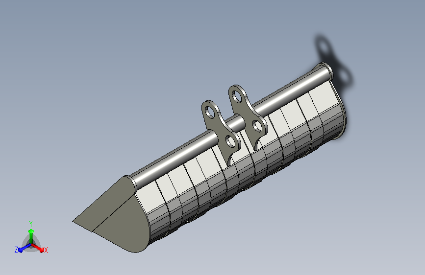 A0006712-重型挖掘机斗 - 2 吨容量