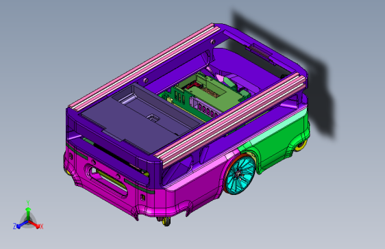 工业实训自动搬运机器人台车