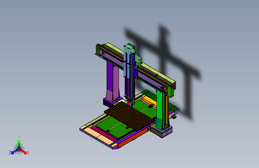 工业专用五轴雕刻机立体加工机床