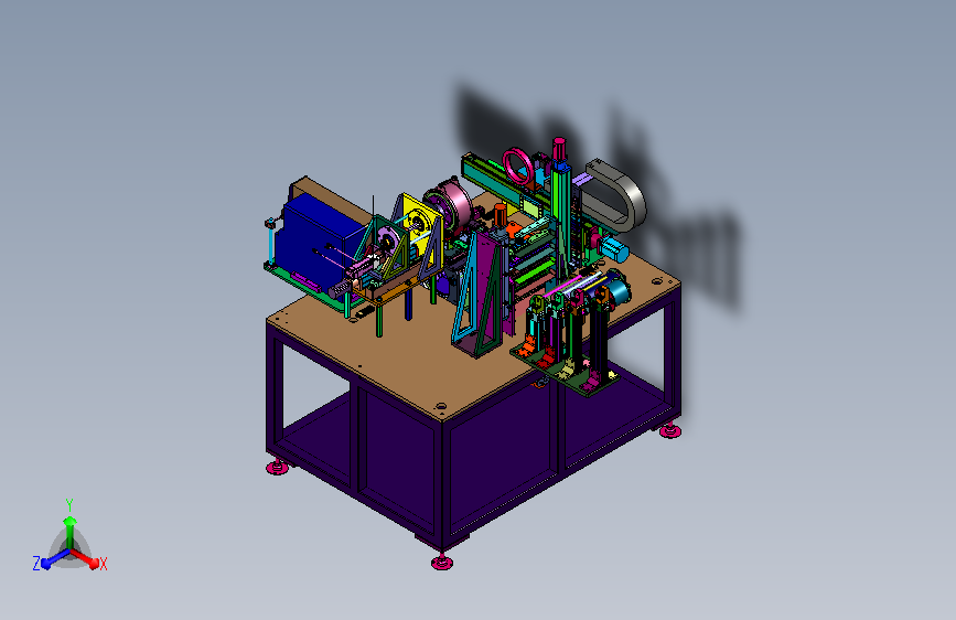 光纤卷盘的包膜装置