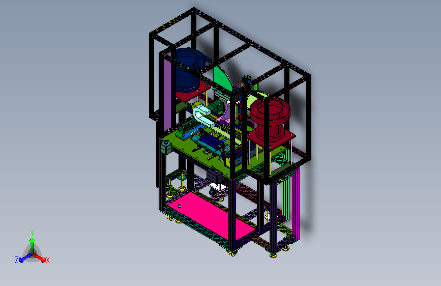 滑台振动盘式扣压机