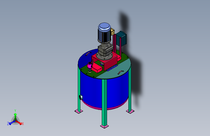 化工原料混配反应罐体