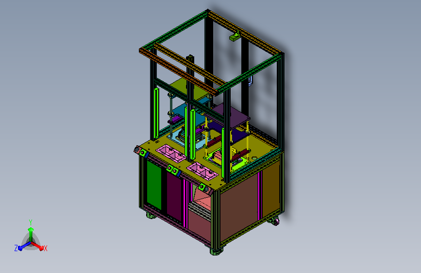 回旋阀组并行胶塞锁合设备