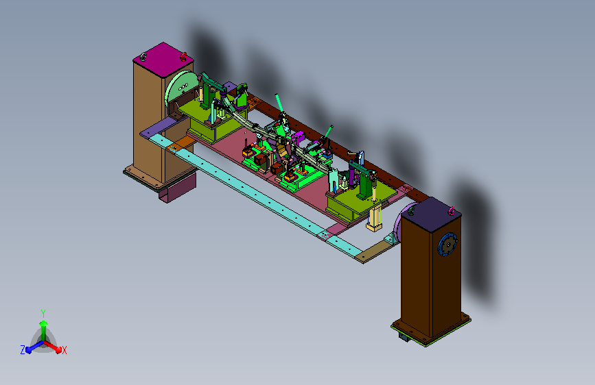 机车构架熔接固定治具