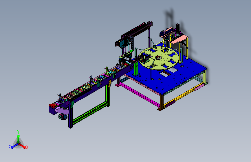 计量仪表连杆送料压合设备