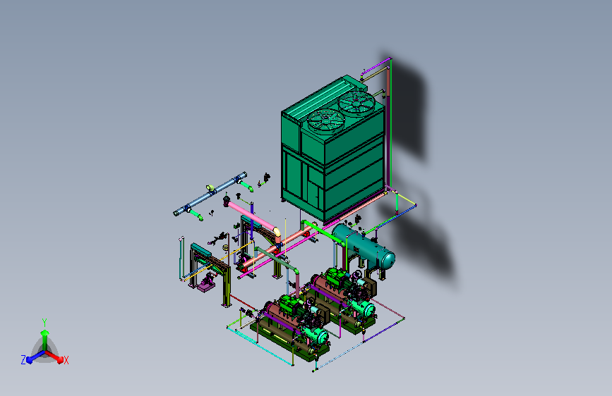 舰船机舱控温制冷配套设备