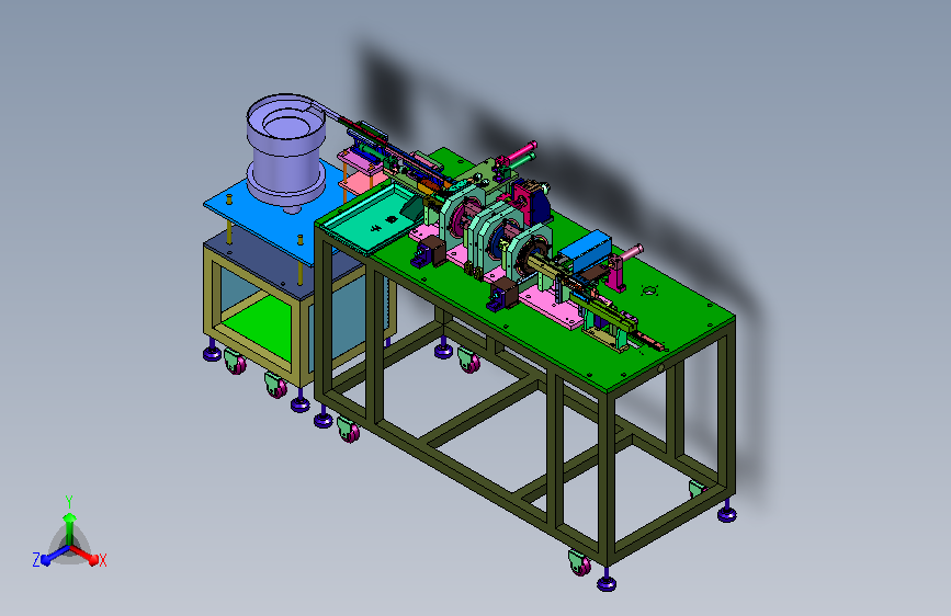 接线端弯形装胶智能生产装置