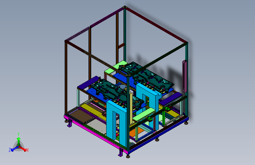 金属卡扣自动贴毛毡设备