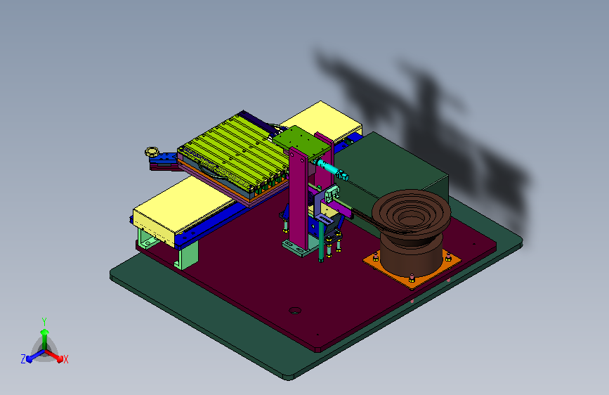 金属片规整排序作业装置