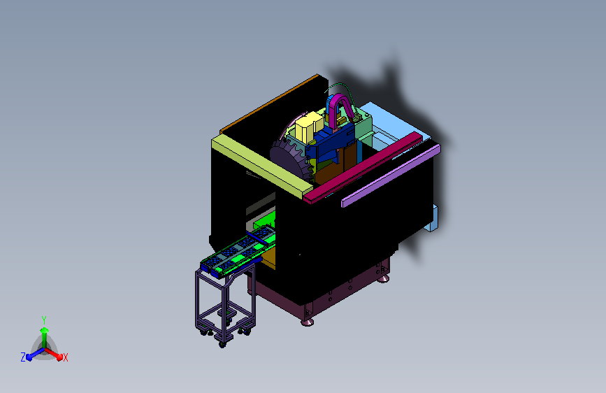 精密加工密闭送料取料设备