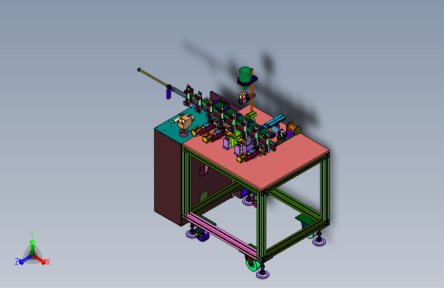 精密线材激光焊切集成加工装置