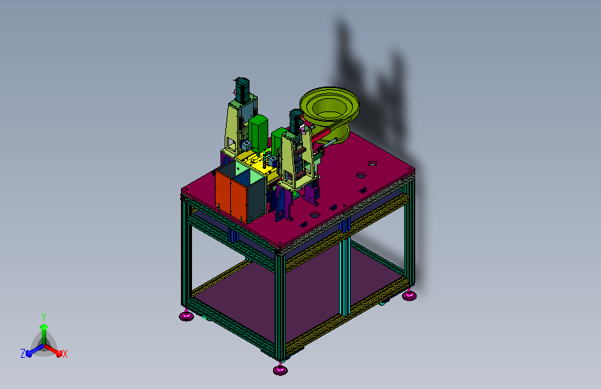 精准定位开孔自动化加工机具