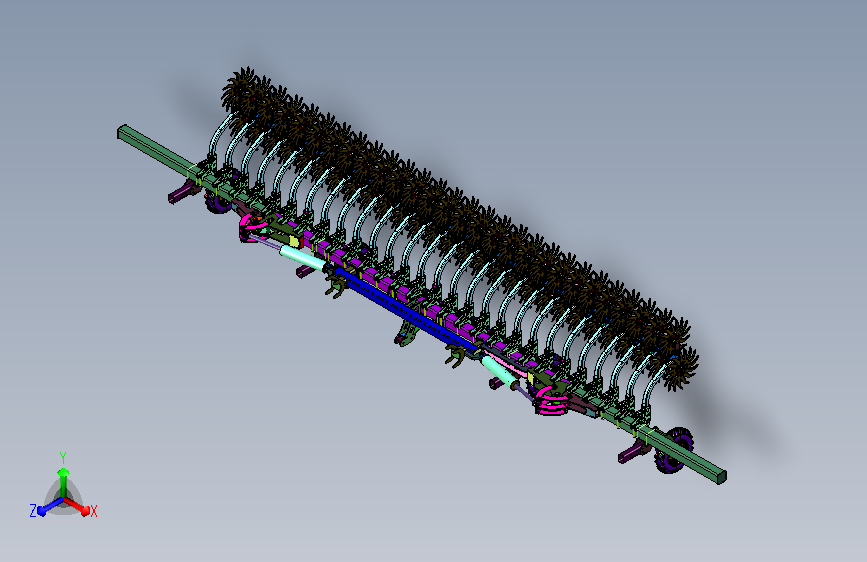 宽幅耕整农用旋耕机组